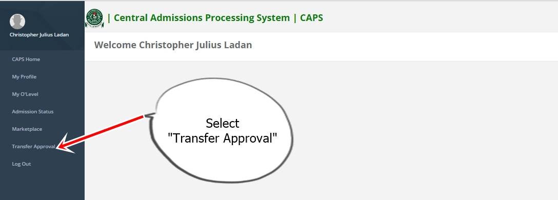 jamb transfer approval